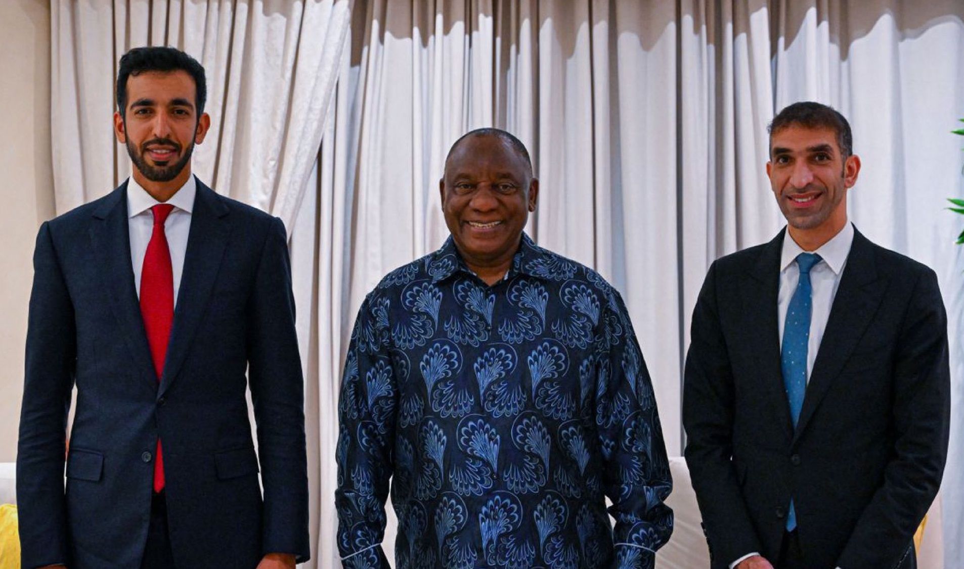 الامارات | شخبوط بن نهيان يلتقي برئيس جمهورية جنوب أفريقيا