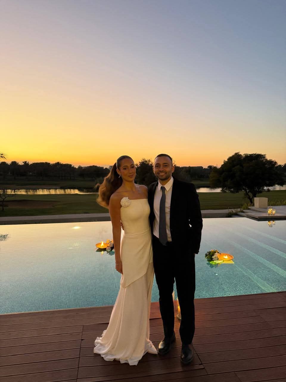 هنا معتز لاعبة الاسكواش تحتفل بخطبتها فى أجواء عائلية.. صور