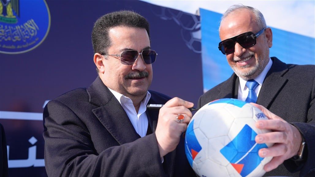 تغيير التصاميم وتوسعة لـ10 الاف متفرج.. السوداني يطلق اعمال "ملعب نينوى المركزي"