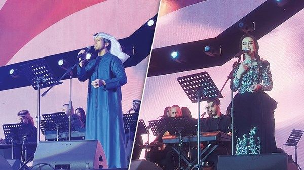أريام والعامري يطربان «جماهير ليوا»