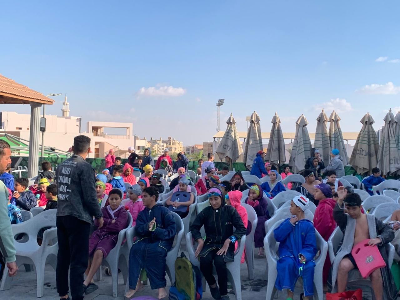 سيتى كلوب تواصل خطة توسيع القاعدة وتدفع بـ1200 ناشئاً من جميع الفروع فى اختبارات السباحة