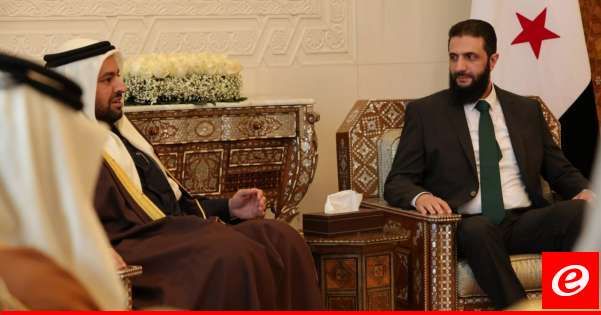 أحمد الشرع التقى وفدًا قطريًا رفيع المستوى في دمشق