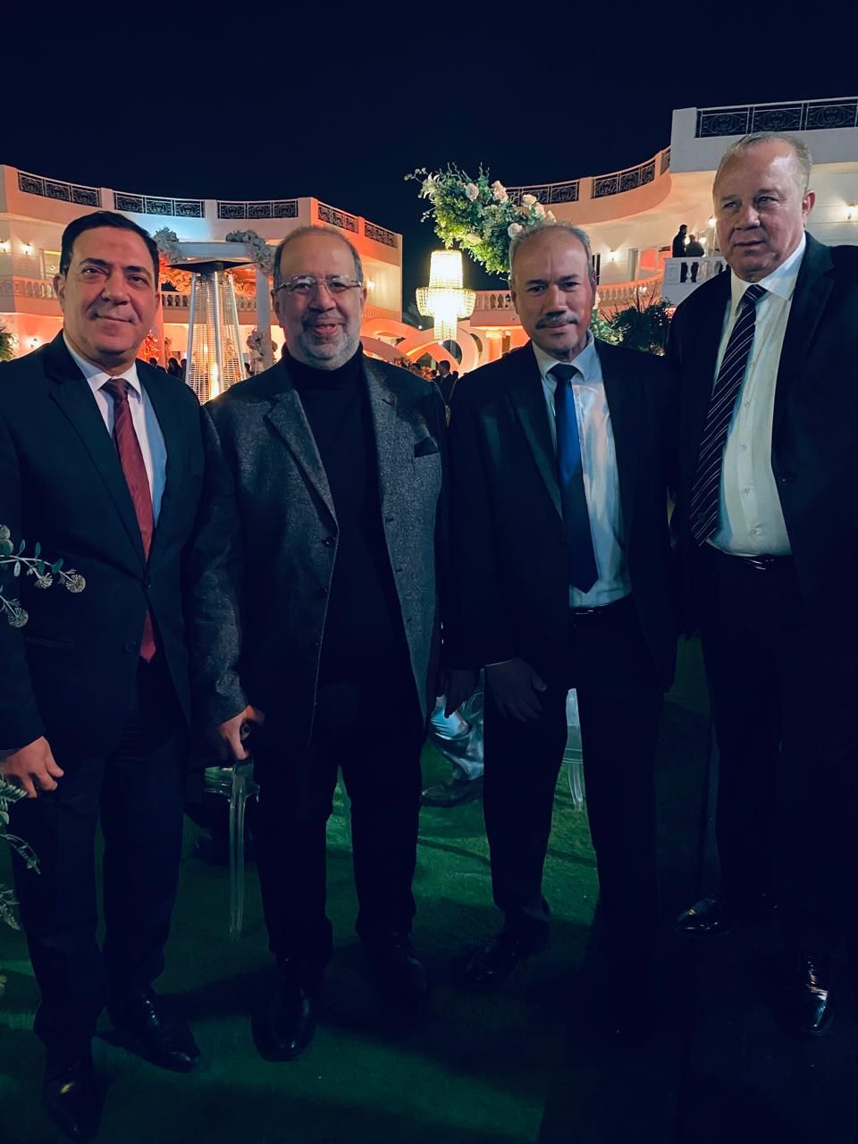 وزير الرياضة وأبو ريدة ونجوم الرياضة فى حفل زفاف كريمة عصام عبد الفتاح.. صور