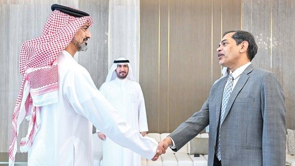 عمار النعيمي وسفير الهند يبحثـان العلاقات