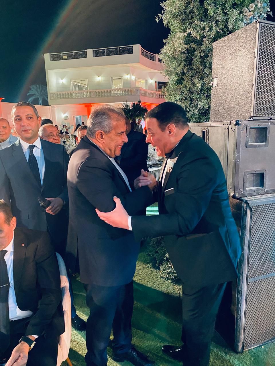 وزير الرياضة وأبو ريدة ونجوم الرياضة فى حفل زفاف كريمة عصام عبد الفتاح.. صور