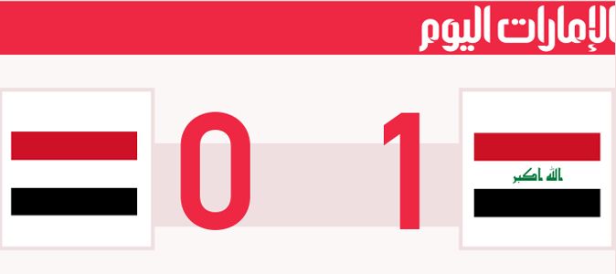 الامارات | العراق يقتنص فوزاً صعباً على اليمن برأس أيمن حسين