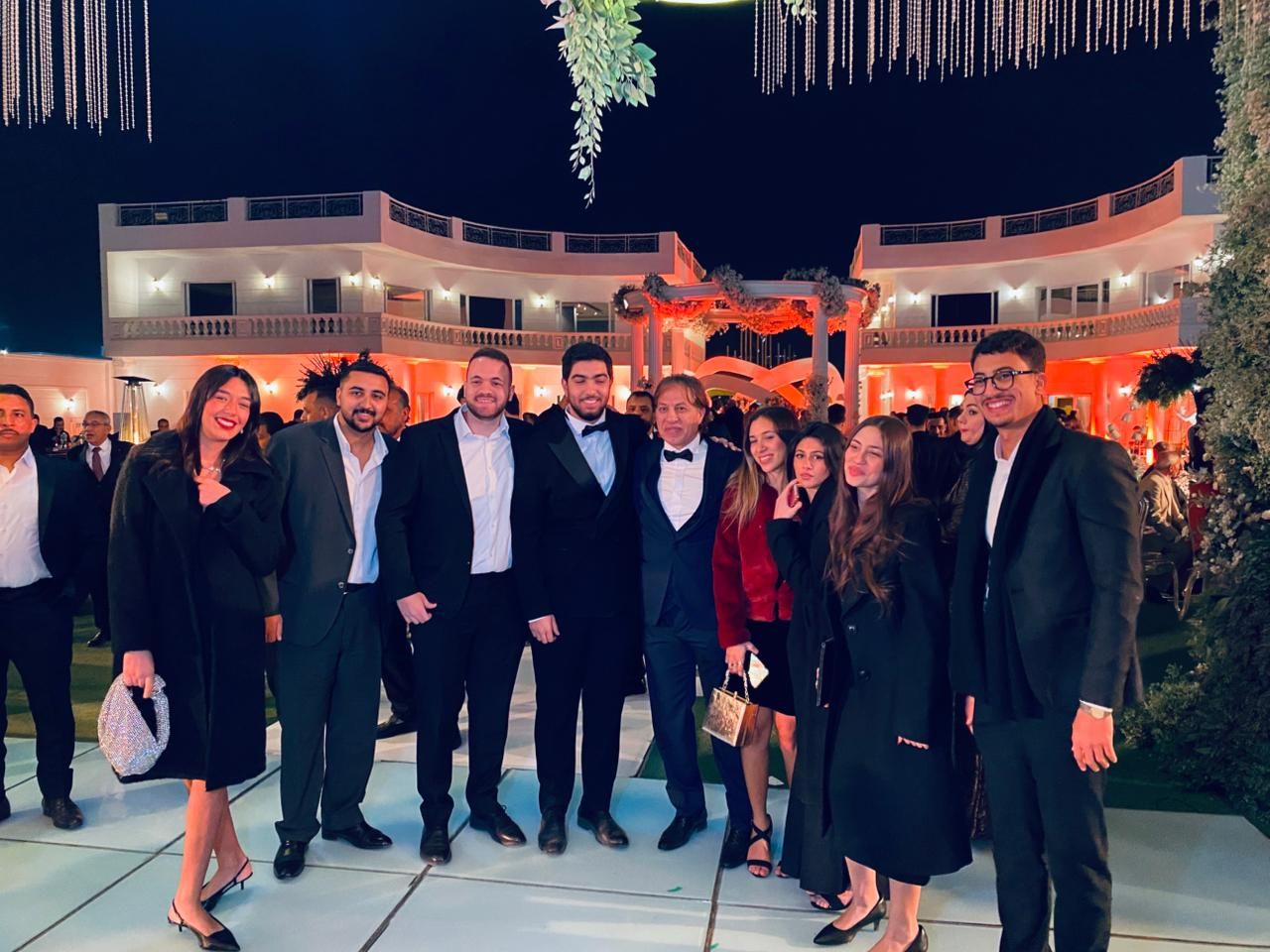 وزير الرياضة وأبو ريدة ونجوم الرياضة فى حفل زفاف كريمة عصام عبد الفتاح.. صور