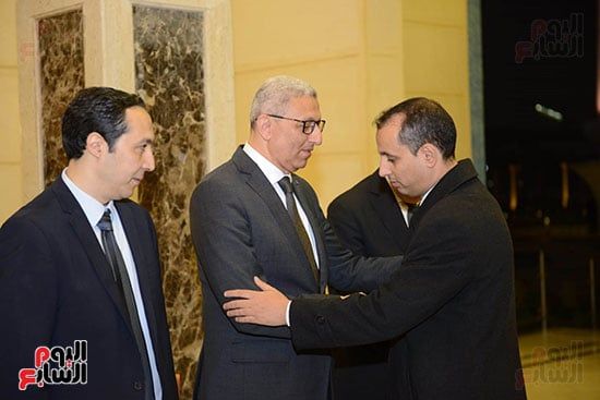 نقيب المحامين ومفتي الجمهورية الأسبق يقدمان العزاء فى والدة أمين مجلس النواب
