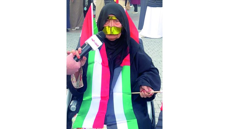 الامارات | أم علي: أهل الكويت لم يقصروا  مع جمهور الأبيض في «خليجي 26»