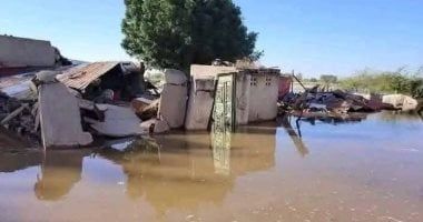 ارتفاع منسوب المياه فى النيل الأبيض يتسبب فى غمر مئات المنازل فى السودان