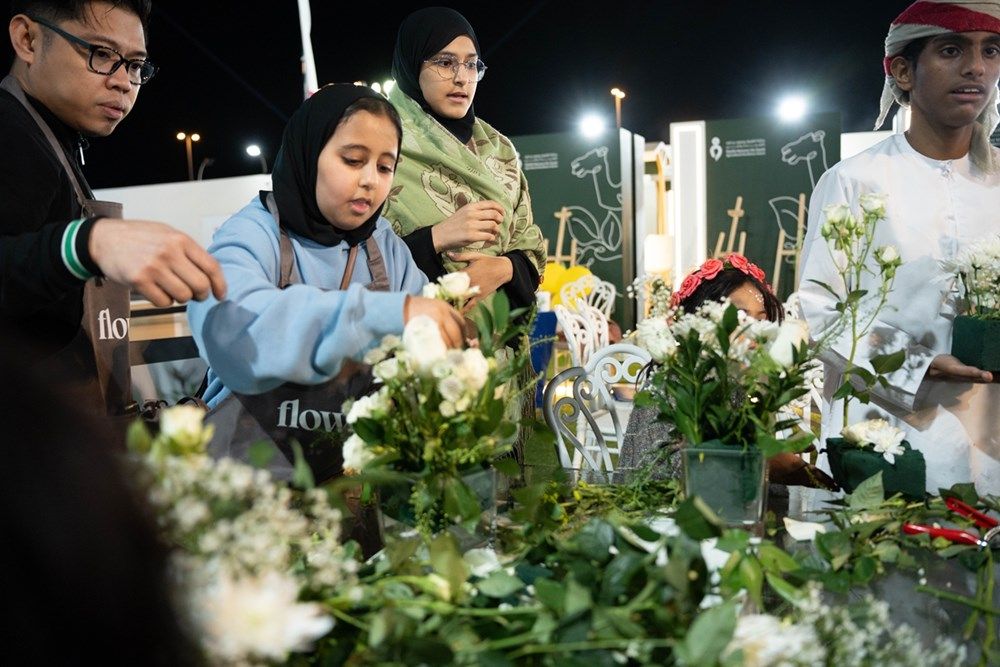 إقبال جماهيري على «مهرجان الوثبة للزهور»