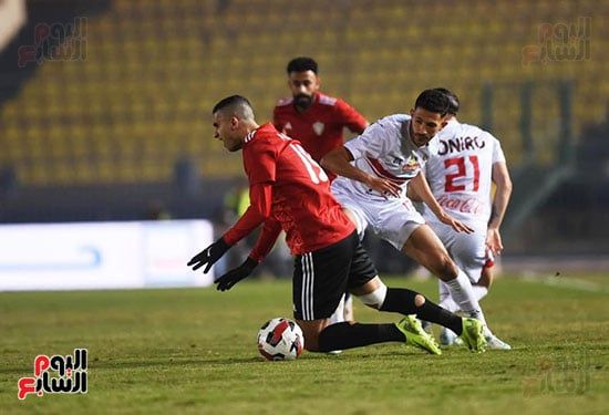 شيكا يتقدم للطلائع أمام الزمالك في الدقيقة 35.. صور