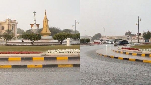 أمطار على مناطق متفرقة من الدولة