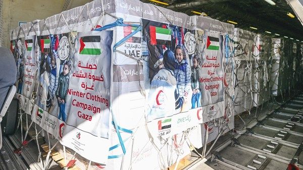 «الفارس الشهم 3» تواصل مبادراتها الإنسانية لإغاثة نازحي غزة