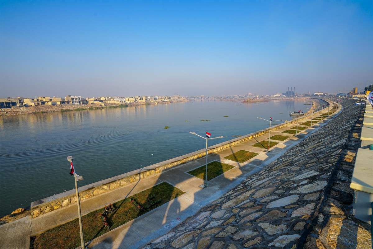 السوداني يفتتح مشروعا جديدا في بغداد (صور)