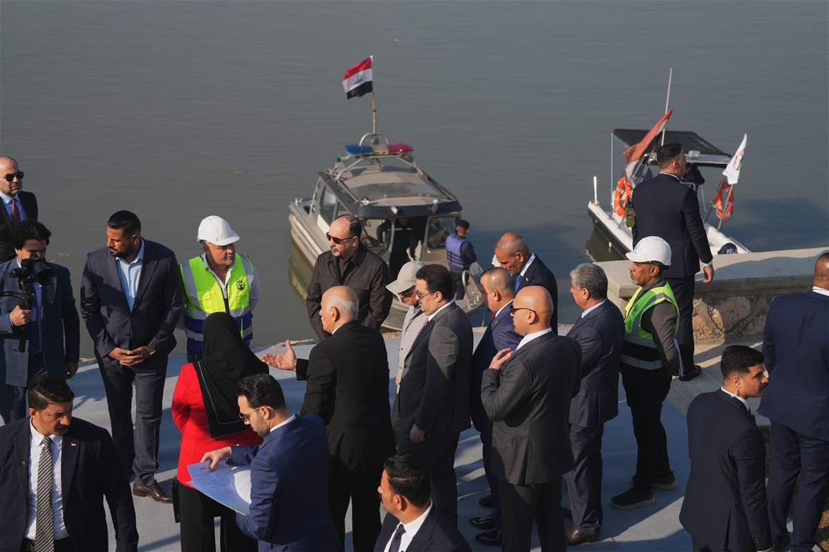 السوداني يفتتح مشروعا جديدا في بغداد (صور)