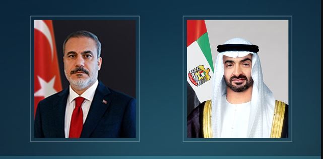 الامارات | رئيس الدولة ووزير الخارجية التركي يبحثان علاقات البلدين والتطورات الإقليمية