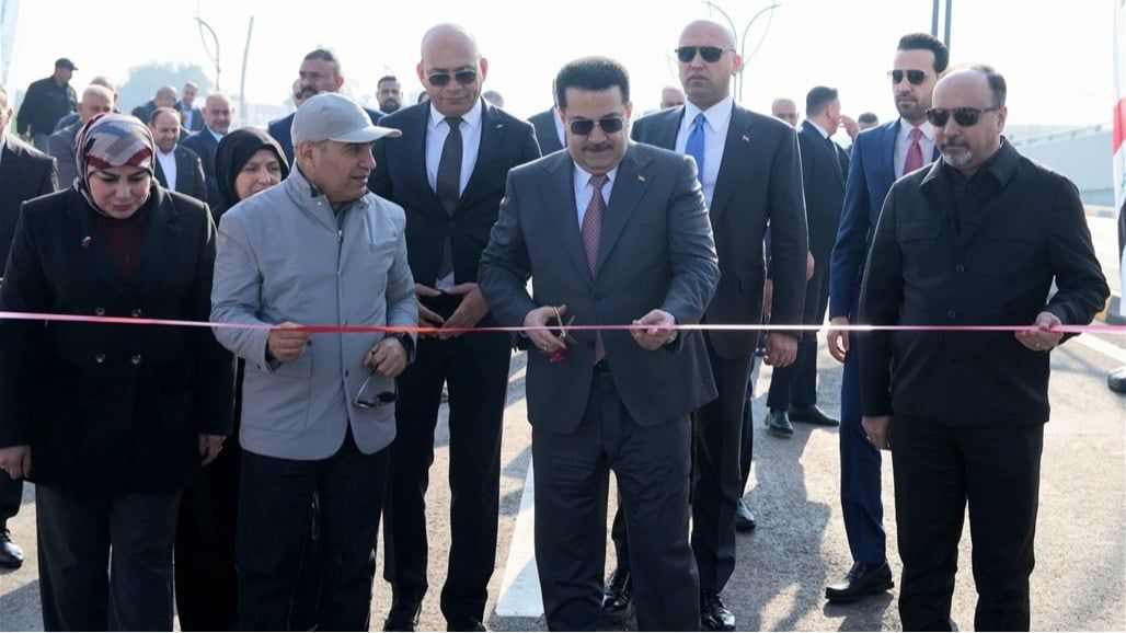 السوداني يفتتح نفق ومجسر تقاطع معسكر الرشيد - الزعفرانية (صور)