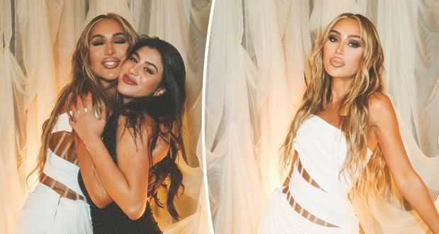 مايا دياب تسرق الأنظار مع ابنتها.. احتفال مميّز بعيد الميلاد