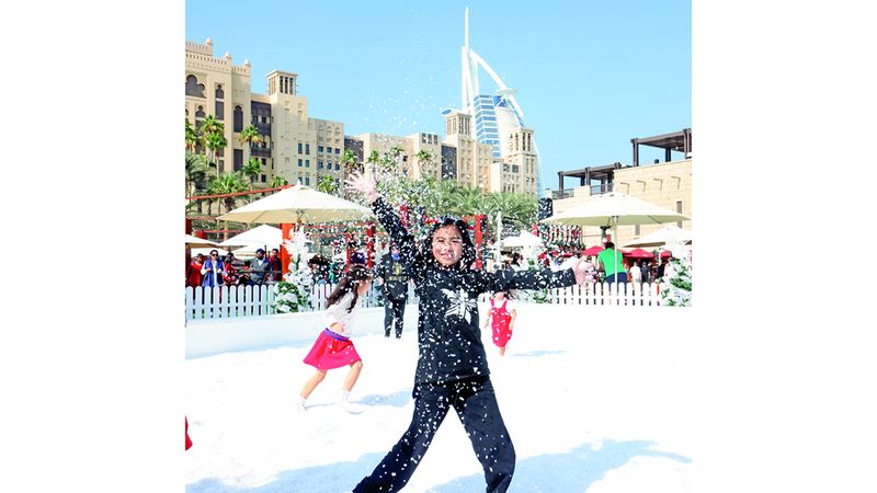 الامارات | موسم «الثلج» والفرح في جميرا