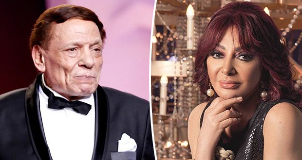 نبيلة عبيد تدعم اعتزال عادل إمام