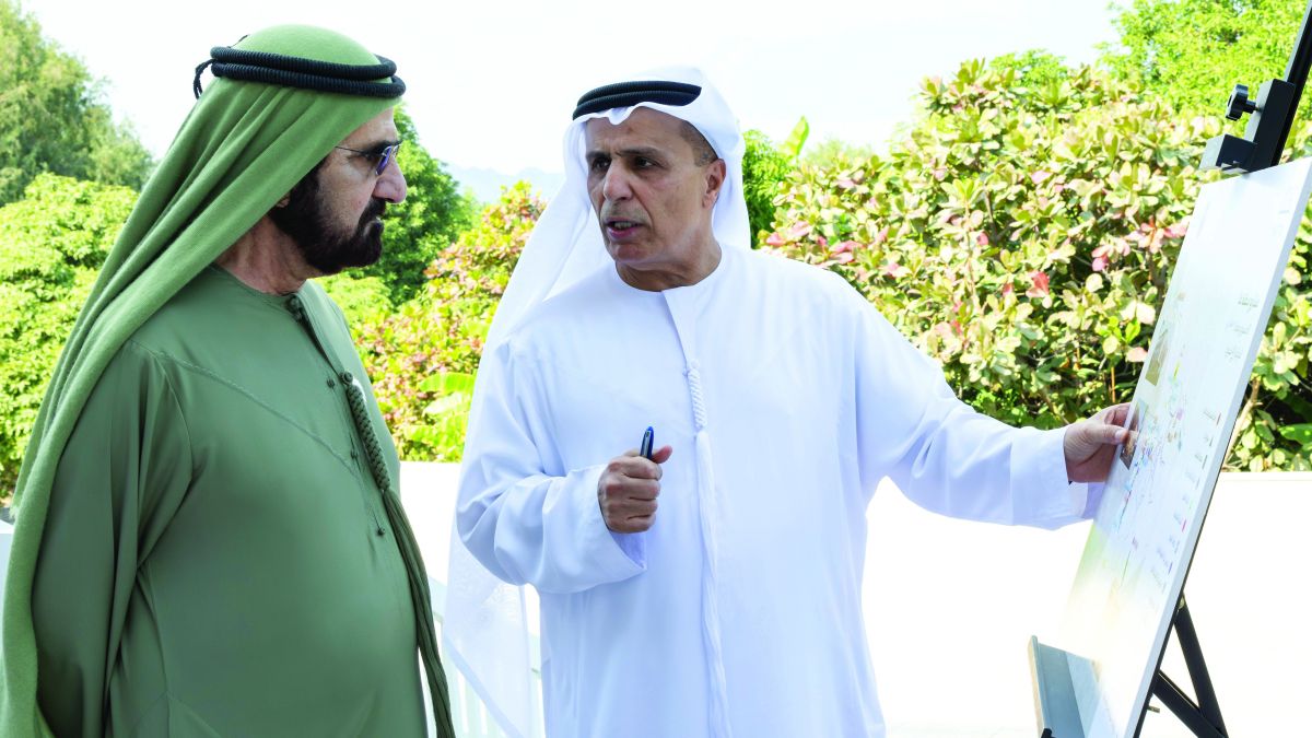 الامارات | محمد بن راشد يطّلع على سير العمل في مشروعات حتا التطويرية