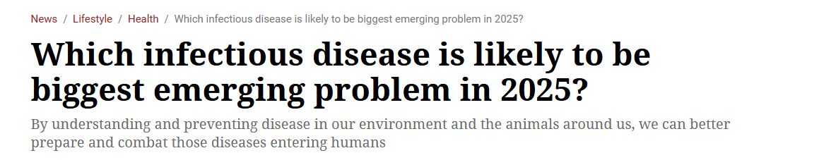 مرض معدٍ من المرجح أن يصبح مشكلة كبيرة في العام الميلادي الجديد.. اعرف تفاصيله