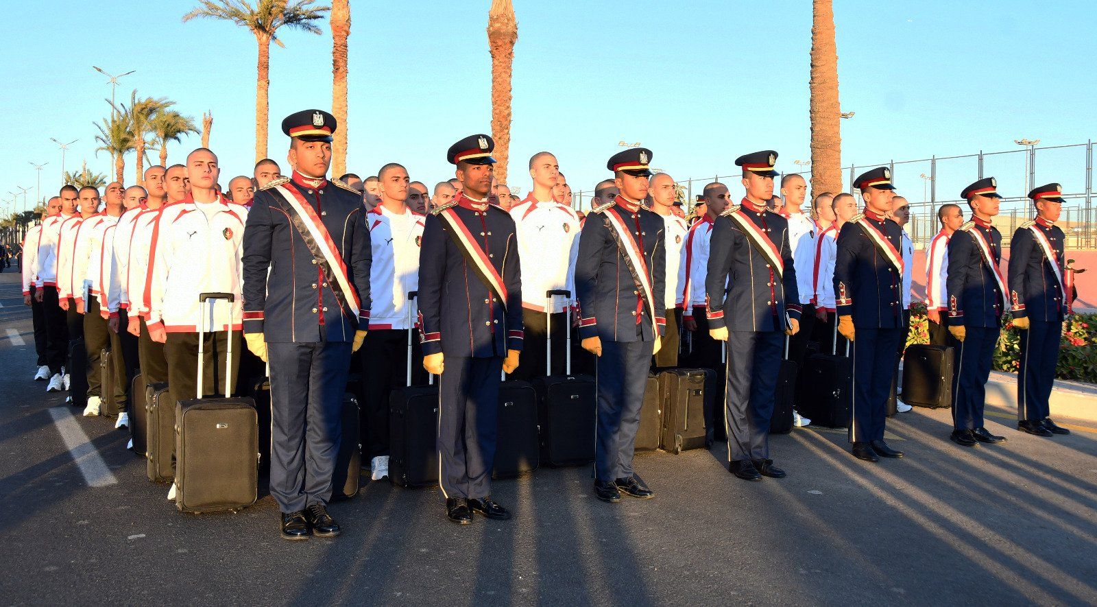 القوات المسلحة تستقبل المقبولين بالأكاديمية والكليات العسكرية بالمقر الجديد