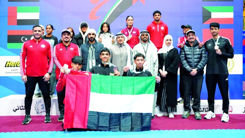 الامارات | «الكاراتيه الإماراتية» تتقلّد 7 ميداليات عربية