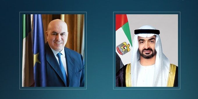 الامارات | رئيس الدولة يستقبل وزير الدفاع الإيطالي