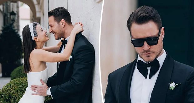 بالصور – بوراك تشيليك يحتفل بزفافه في أجواء رومانسية