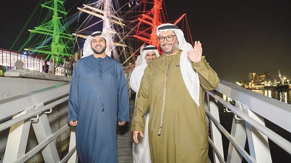 أحمد بن حمدان يزور «أميريجو فسبوتشي»