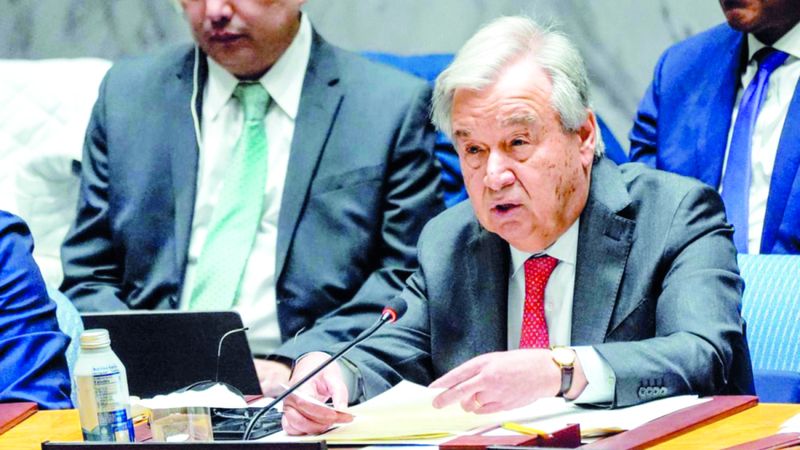 الامارات | غوتيريش عن التغير المناخي: طريق مؤدٍّ إلى الدمار