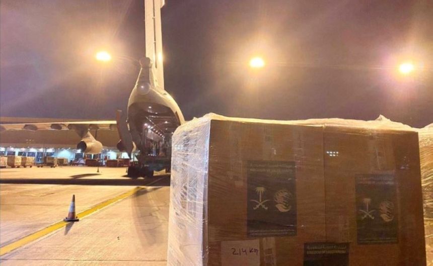 انطلاق أولى طلائع الجسور الإغاثية السعودية للشعب السوري الشقيق