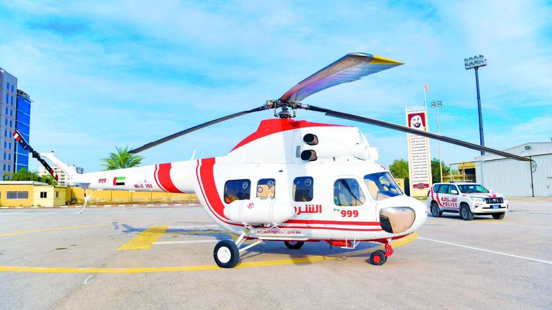 الامارات | إنقاذ شخص عالق  على ارتفاع 3200 متر في رأس الخيمة
