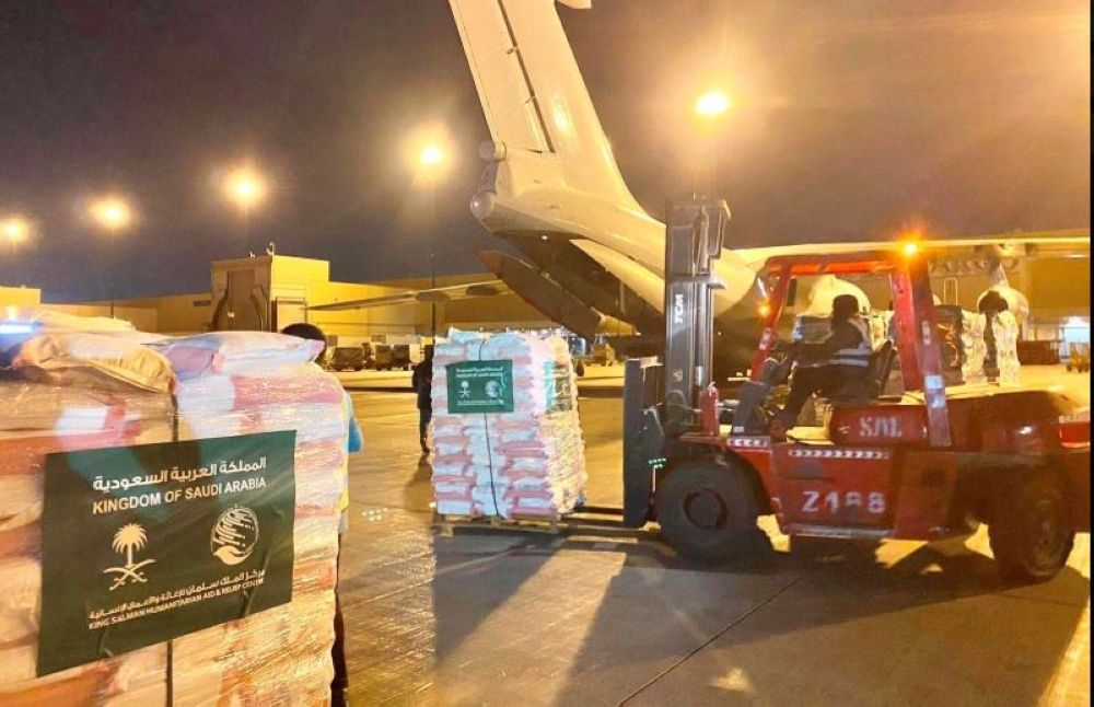 انطلاق أولى طلائع الجسور الإغاثية السعودية للشعب السوري الشقيق