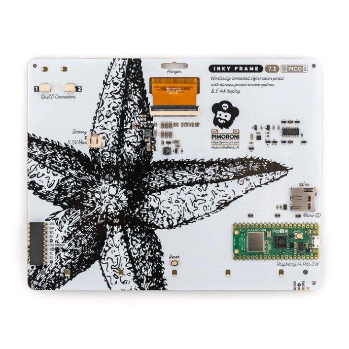 تكنولوجيا: Inky Frame: شاشة حبر إلكتروني موفرة للطاقة تعمل بتقنية Raspberry Pi