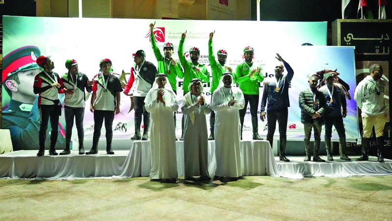 الامارات | «شرطة دبي» يتقلد ذهبية تحدي التقاط الأوتاد..