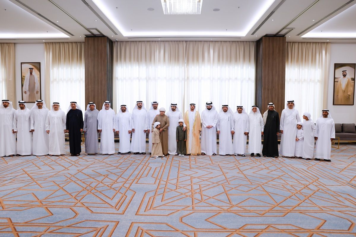 الامارات | حمدان بن محمد وأحمد بن محمد يحضران أفراح المهيري والهاملي