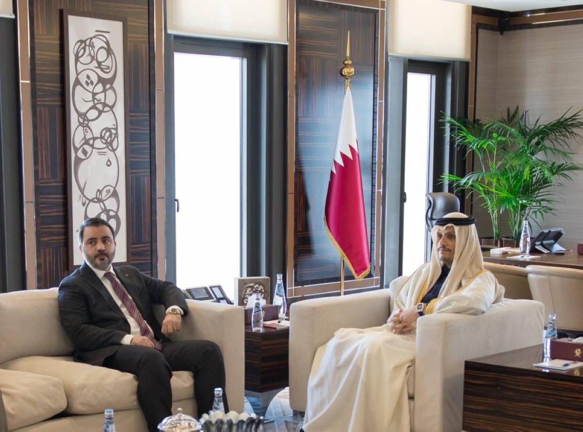 الخليج اليوم .. وزير الخارجية القطري يستقبل وفداً سورياً