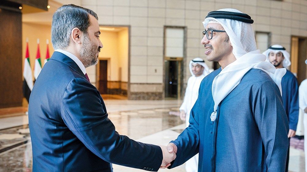 عبدالله بن زايد: الإمارات تقف إلى جانب الشعب السوري الشقيق