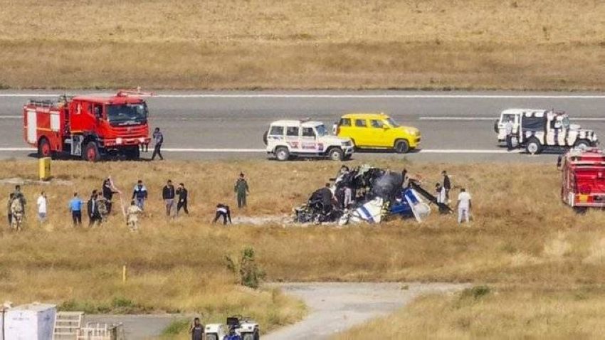 تحطم مروحية في ولاية جوجارات الهندية ومقتل طاقمها