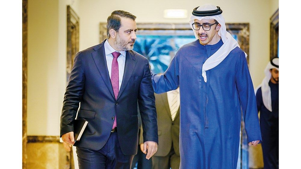 عبدالله بن زايد: الإمارات تقف إلى جانب الشعب السوري الشقيق