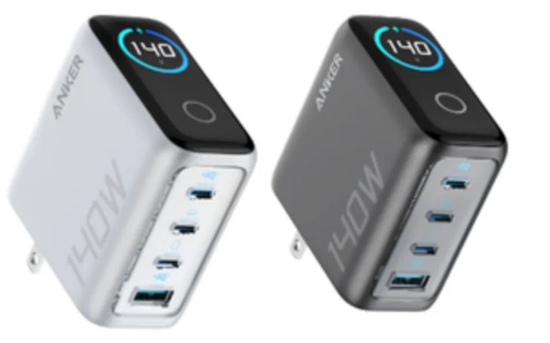 تكنولوجيا: شاحن جديد من Anker بقدرة 140 واط يتميز بشاشة عرض عملية #CES2025