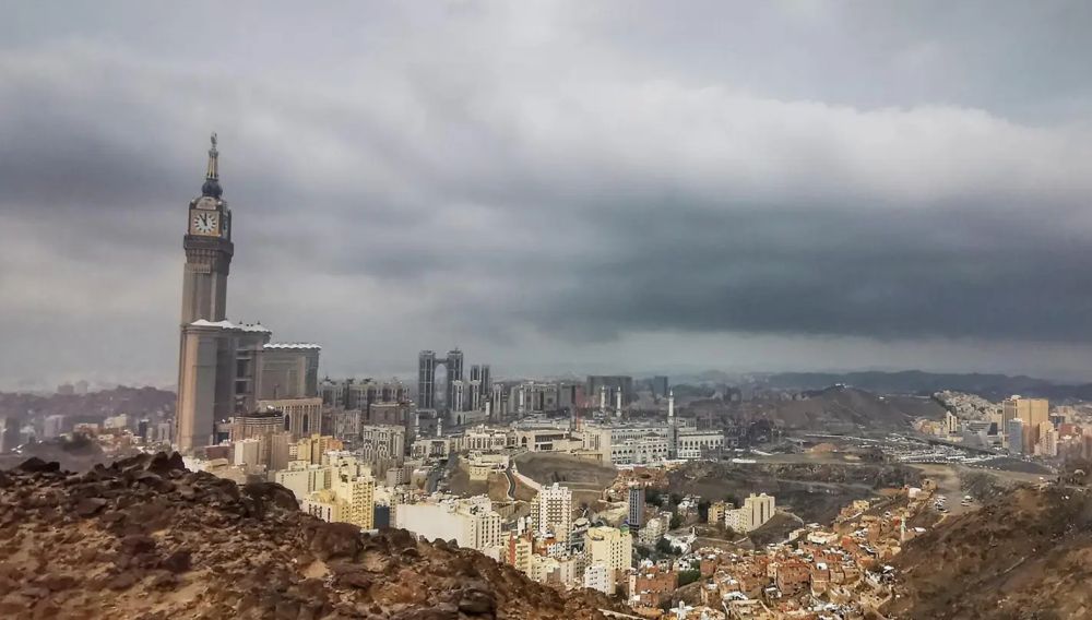 حتى الأحد المقبل.. استمرار هطول الأمطار على منطقة مكة المكرمة