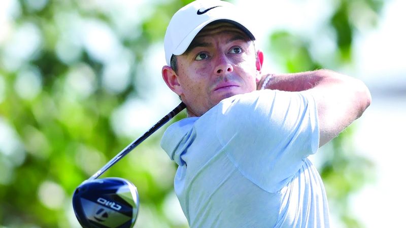 الامارات | ماكلروي يتقدم المشاركين في «هيرو دبي ديزرت كلاسيك»