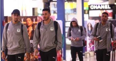 بعثة المصري تصل مطار القاهرة للسفر لنيجيريا لمواجهة إنيمبا بالكونفيدرالية