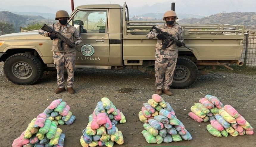 عسير.. إحباط تهريب 645 كيلوجرامًا من نبات القات المخدر
