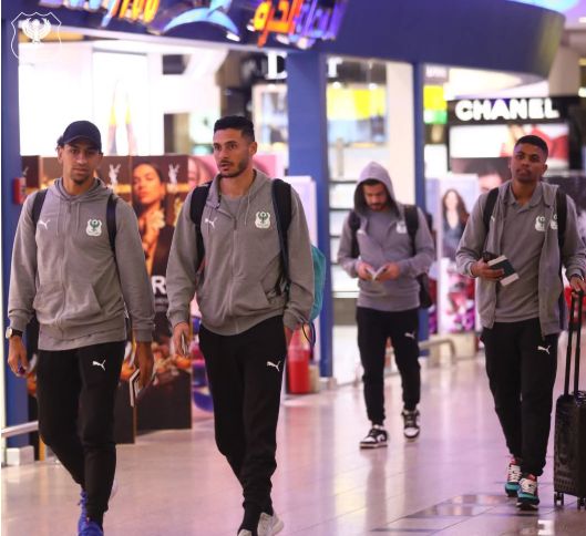 بعثة المصري تصل مطار القاهرة للسفر لنيجيريا لمواجهة إنيمبا بالكونفيدرالية