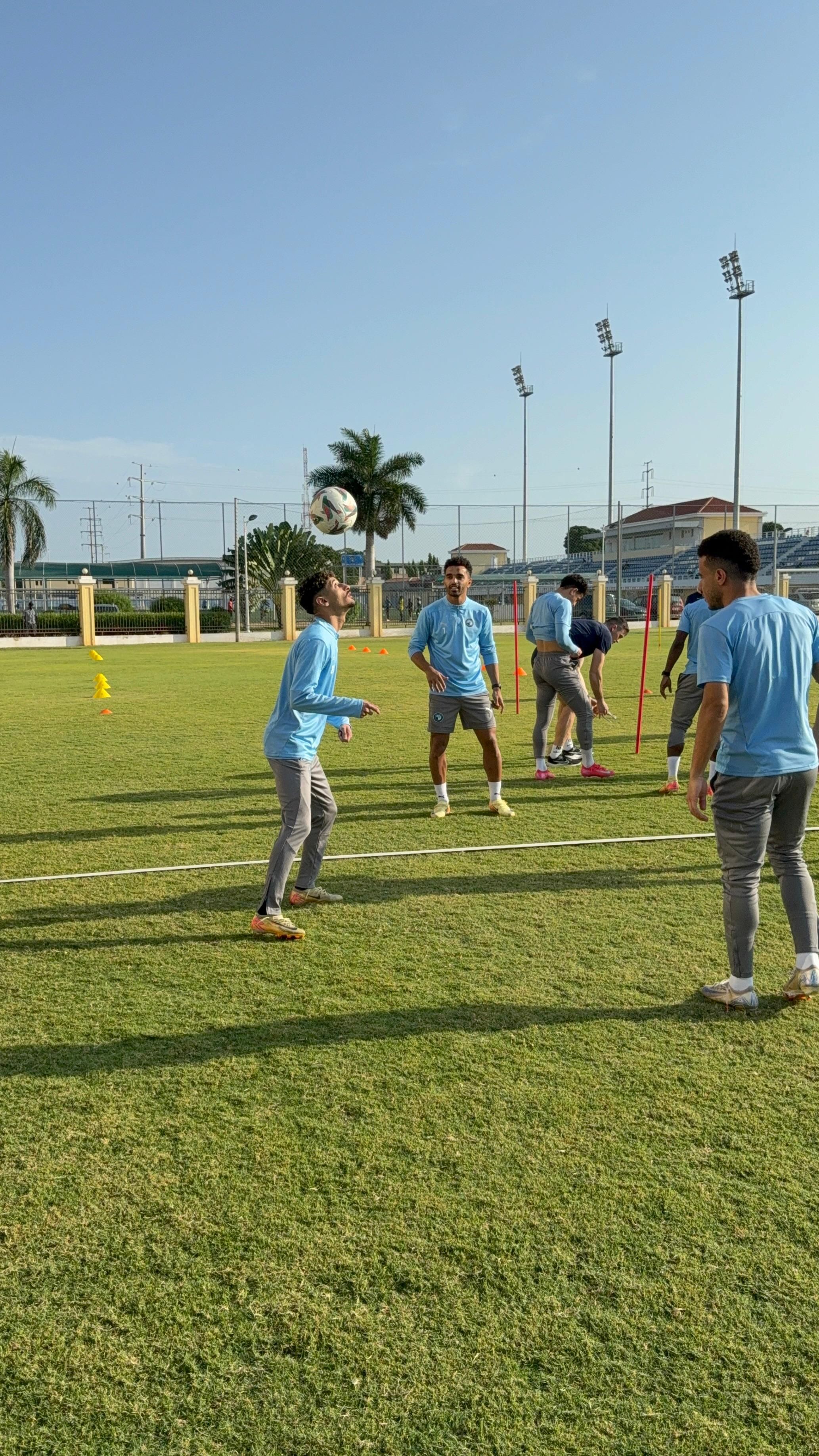 بيراميدز يخوض أول تدريباته فى أنجولا استعدادًا لمواجهة ساجرادا بأبطال أفريقيا.. صور